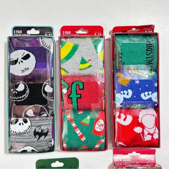 15 Pairs Christmas Story, Christmas Vacation, Nightmare Before Christmas Socks - Picture 4 of 5